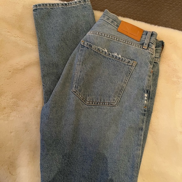 Citizens of Humanity Charlotte high rise straight leg Jean - moondust - Picture 13 of 16